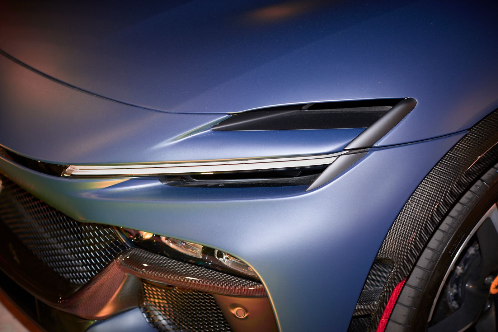 Ferrari headlight detail